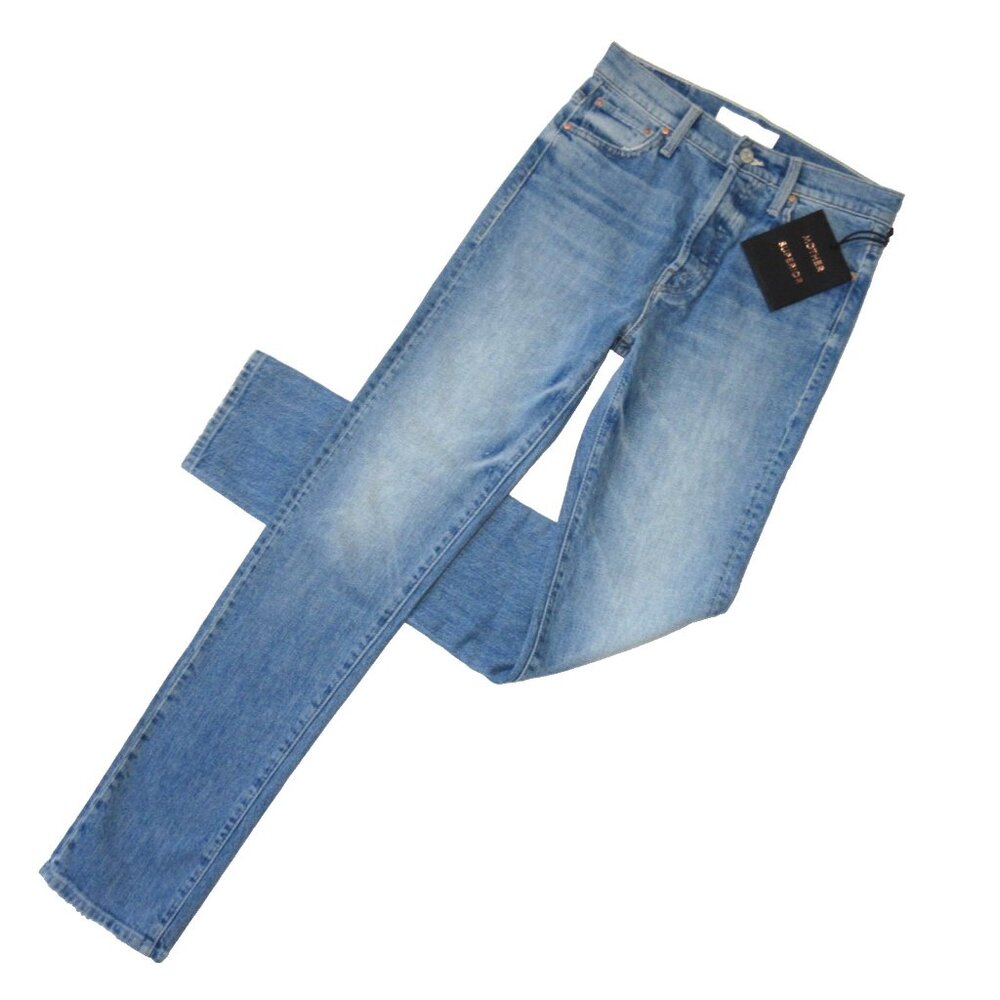 NWT Mother The Pick-Up Skimp in My Melancholy Relaxed Slim Rigid Jeans 24